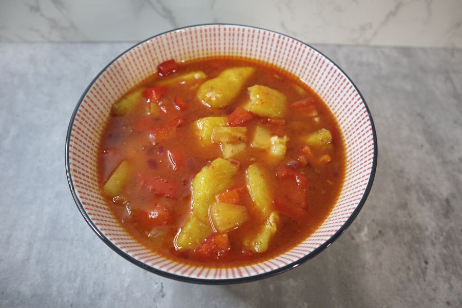 sweet and sour fish dish